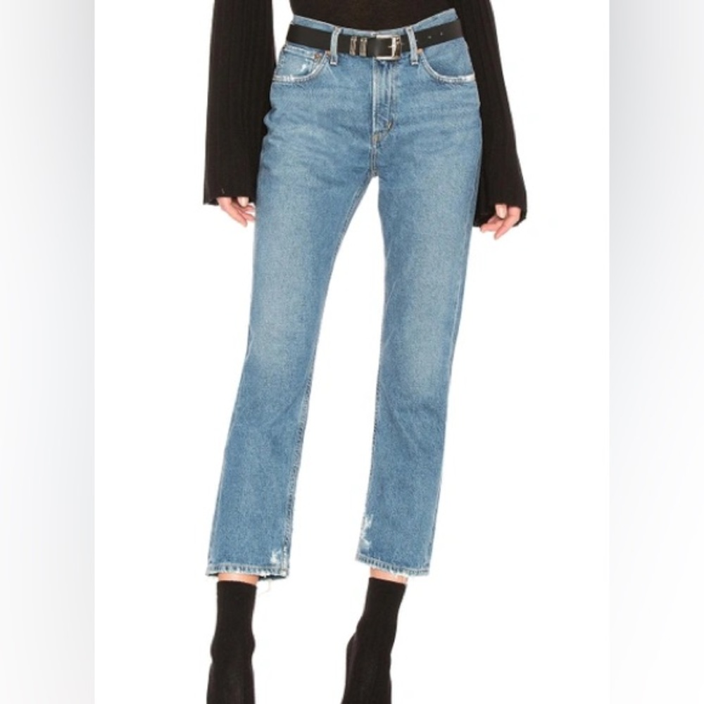 AGOLDE Cigarette Low Slung Straight Leg Jeans NWT